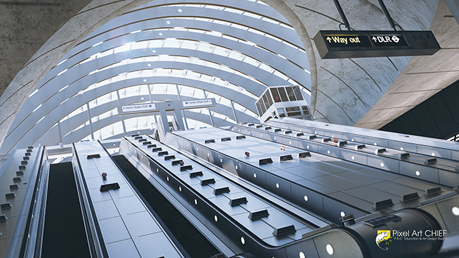 Canary Wharf Station / London