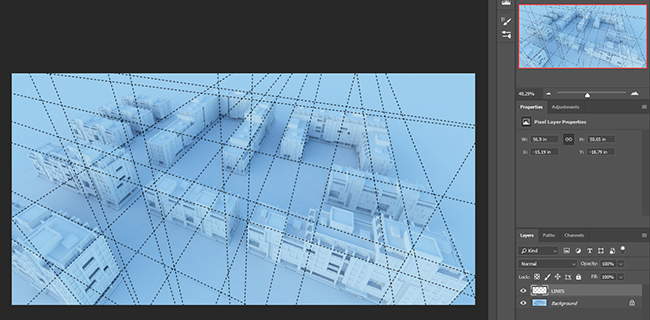 3D izgisel Mavi Sayfalar - Blue Print