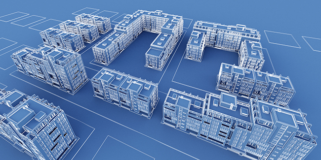 3D izgisel Mavi Sayfalar - Blue Print