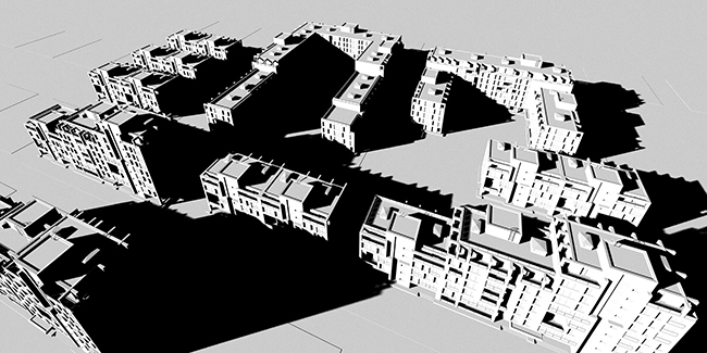 3D izgisel Mavi Sayfalar - Blue Print