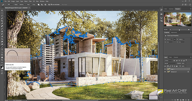 Boyalı Tual Görüntüsü Boyalı Tual Görüntüsü