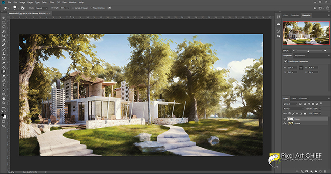 Boyalı Tual Görüntüsü Boyalı Tual Görüntüsü