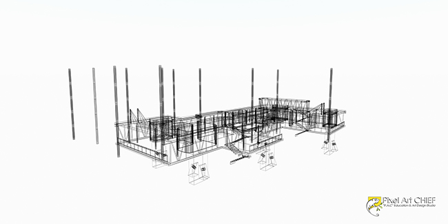 Wireframe / Çizgisel Görsel Wireframe / Çizgisel Görsel